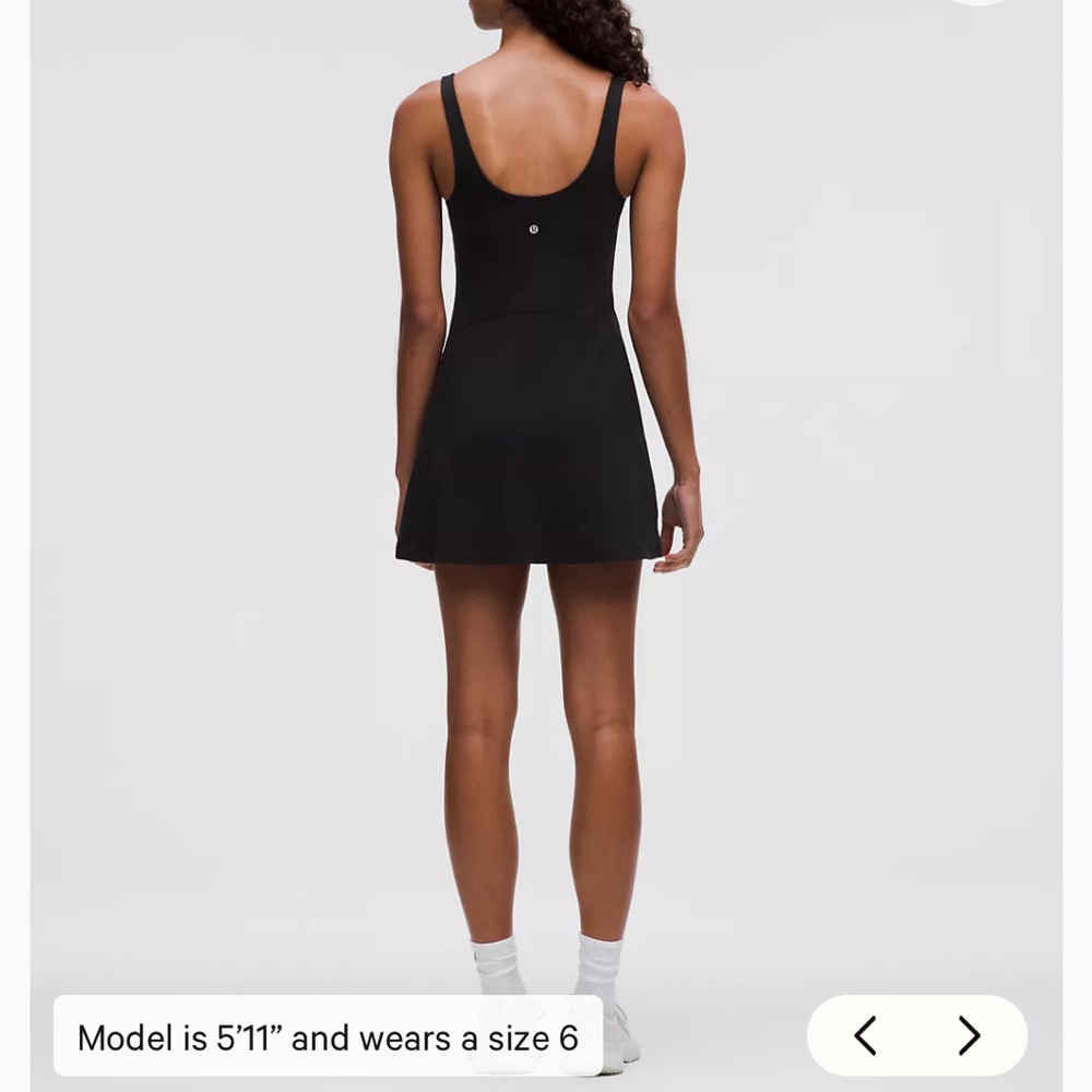 Lululemon Athletica Black Mini Dress